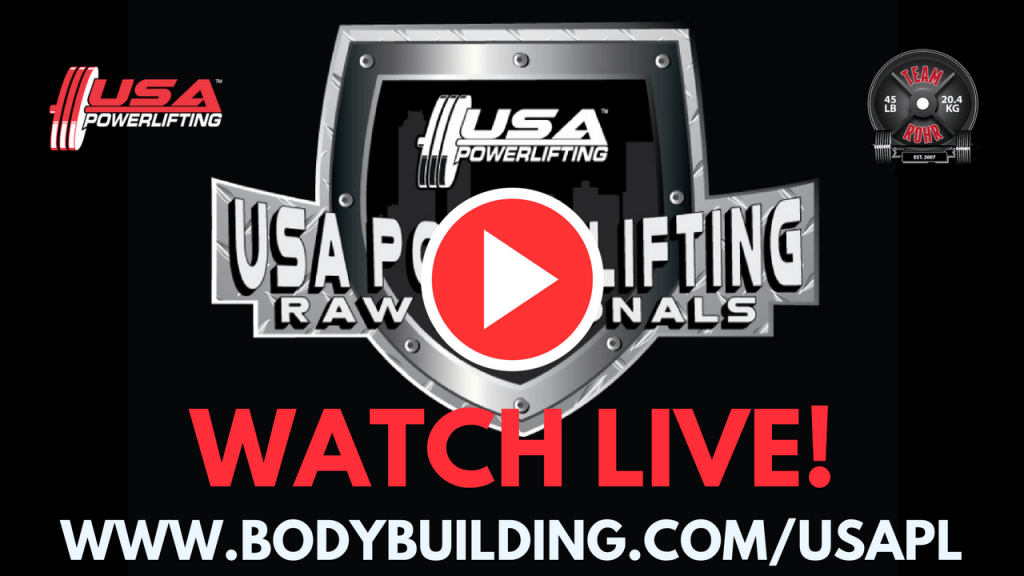 Watch USA Powerlifting Raw Nationals on Live Stream & Snapchat USA Powerlifting